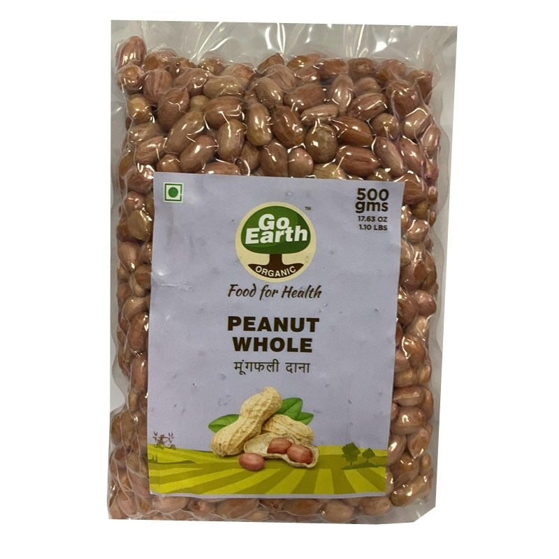 Go Earth Groundnut/Peanut Whole(Certified ORGANIC) - 500 g