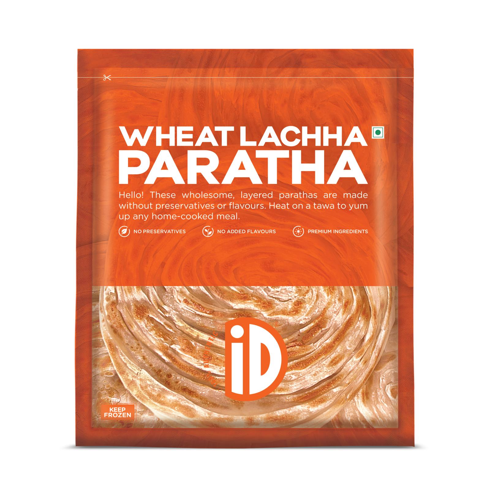 ID Whole Wheat Lachha Paratha (Chilled) - 400 g / 5 Per Pack