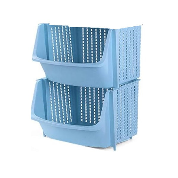 Asian Smart Storage Rack Basket - Set of 2