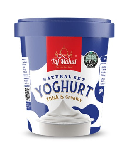 Taj Mahal Natural set Thick and Creamy Yoghurt - 500 g