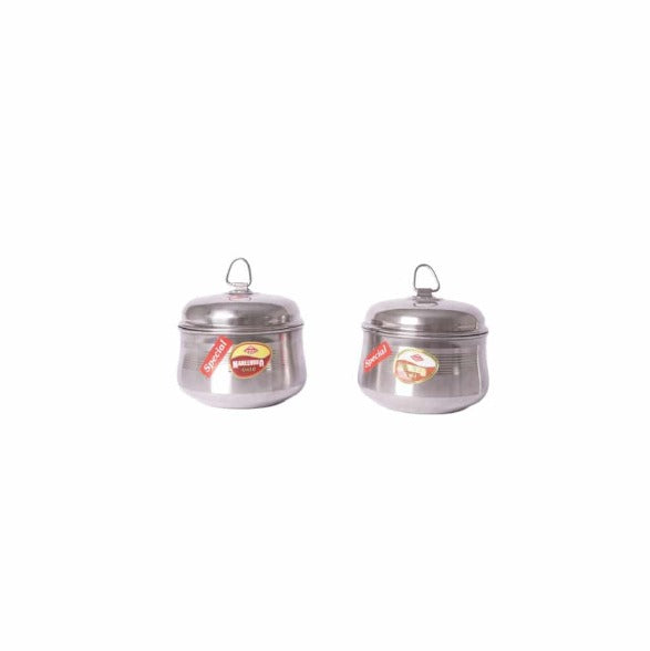 Stainless Steel Pot - Set of 2
