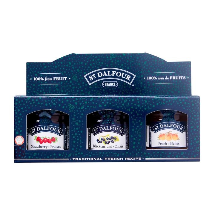 St. Dalfour Fruit Spread 3s (Assorted Flavour) - 3 x 28 g