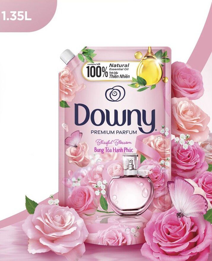 Downy Premium Parfum Blissful Blossom Softener - 1.35 L