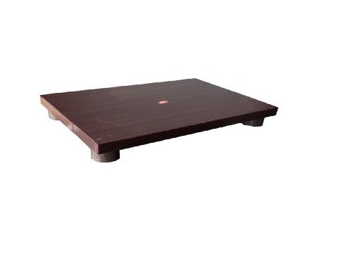 Manai Palagai/ Wooden Sitting Stool D4 Teak Colour - 8 x 12 inch