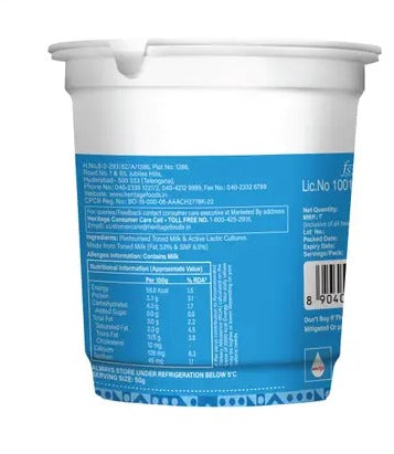Heritage Natural Set Yoghurt - 400 g