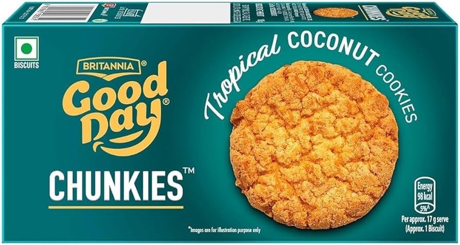 Britannia Good Day Chunkies Tropical Coconut Cookies - 75 g