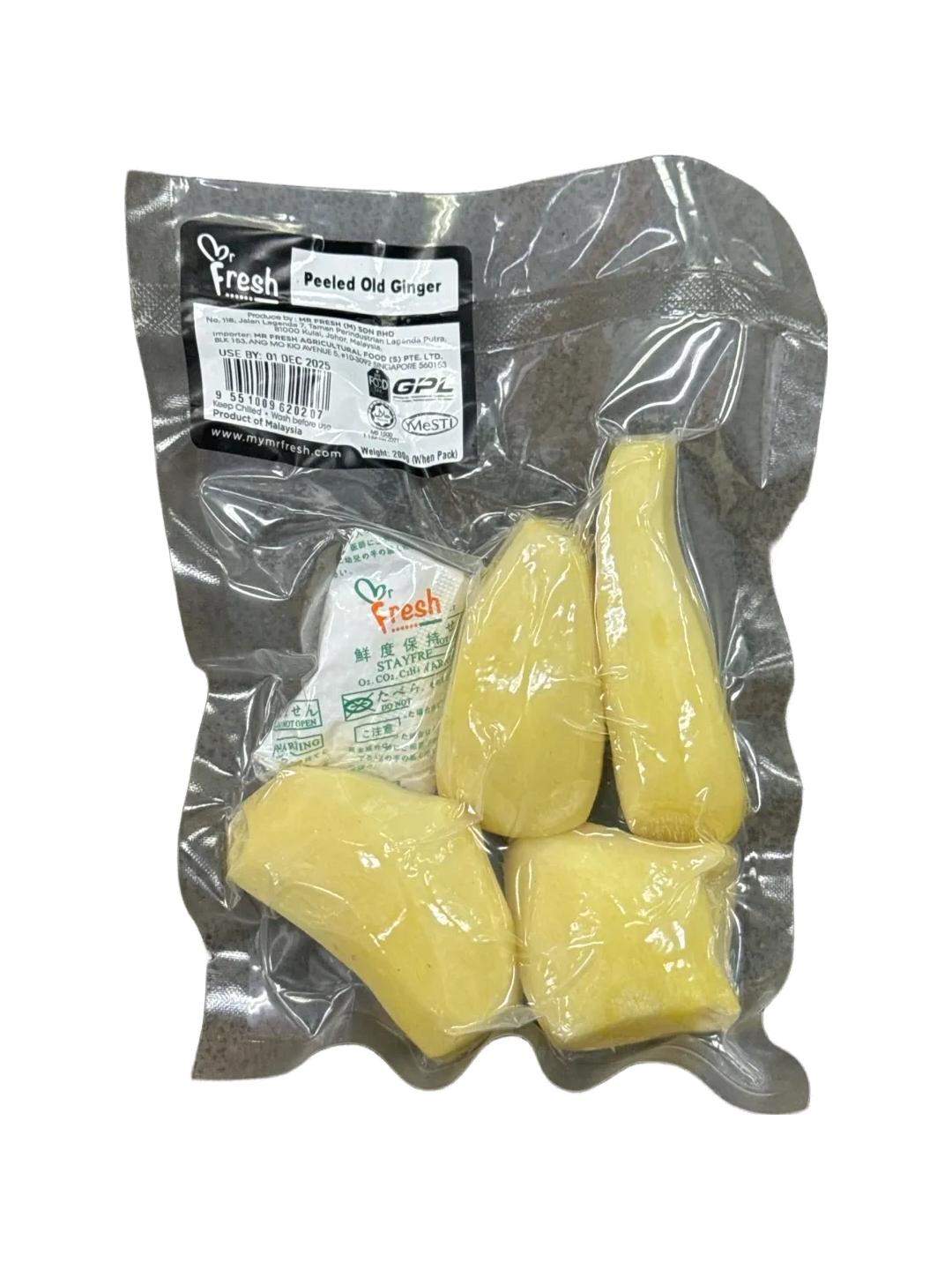 MR Fresh Peeled Old Ginger - 200 g