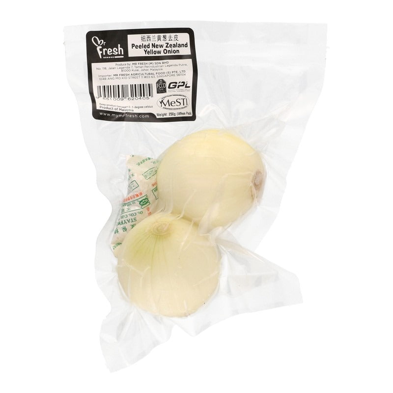 MR Fresh Peeled New Zealand Big Yellow Onion - 250 g