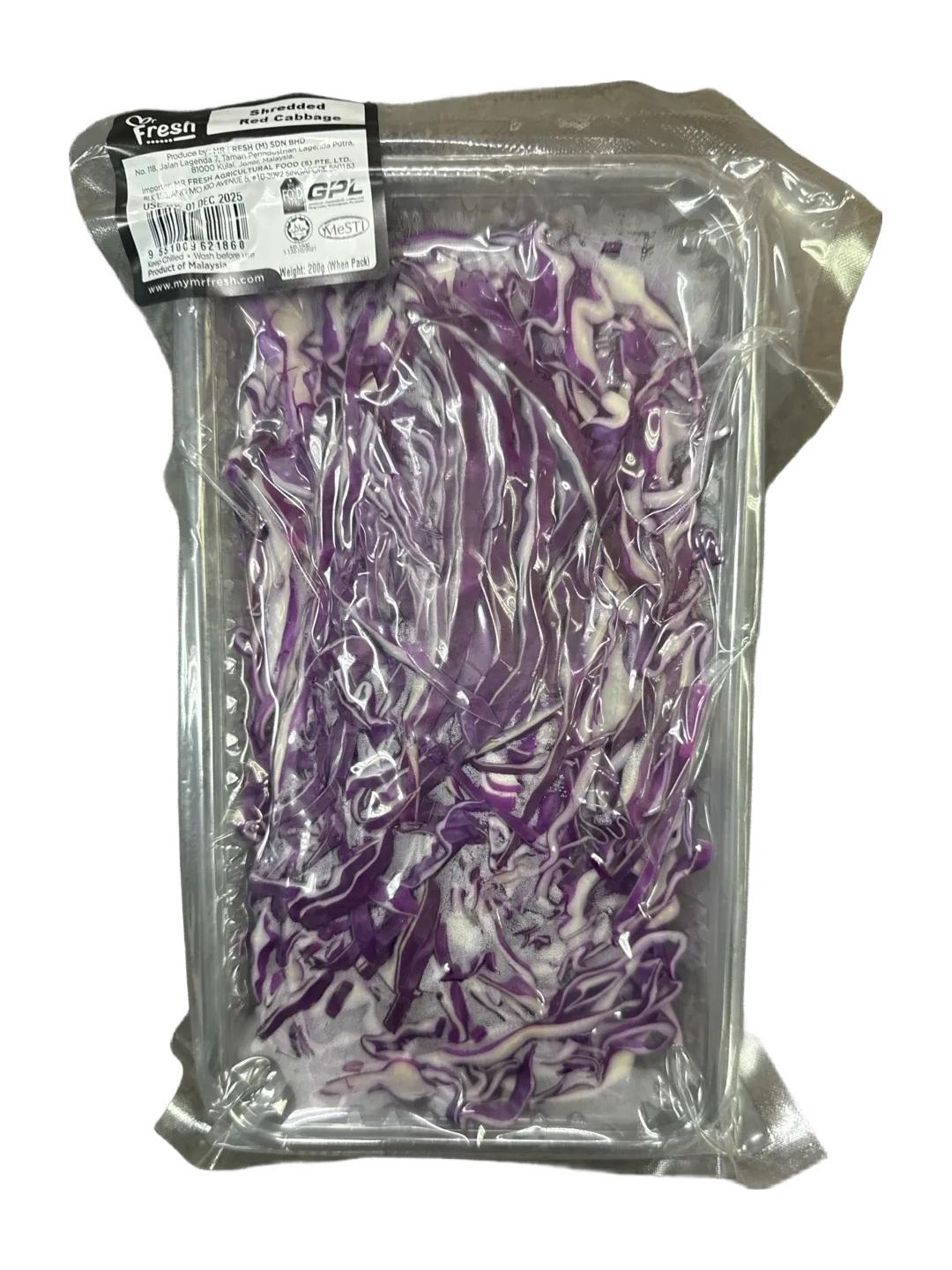 MR Fresh Shredded Red Cabbage - 200 g