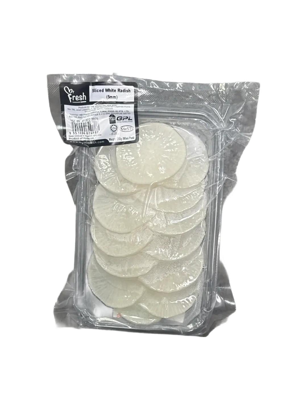 MR Fresh Sliced White Raddish (5mm) - 200 g