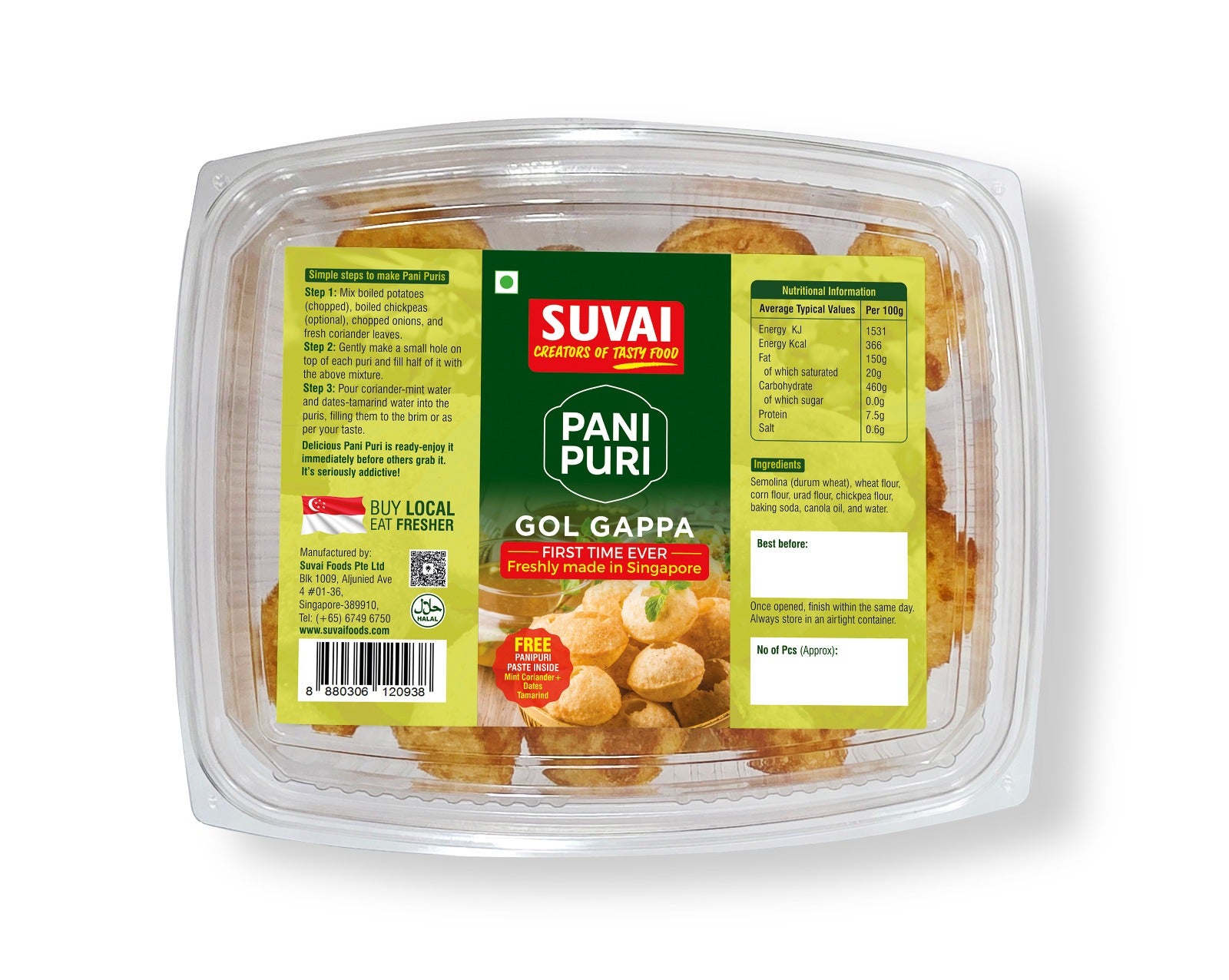 Suvai Pani Puri Kit - 1 Pc