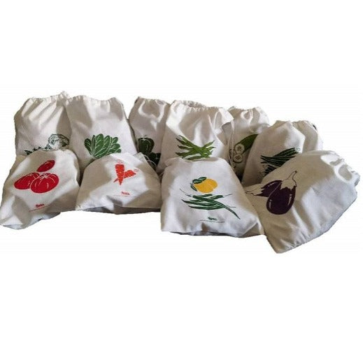 Vegetable Storage Fridge Bags - Set Of 10