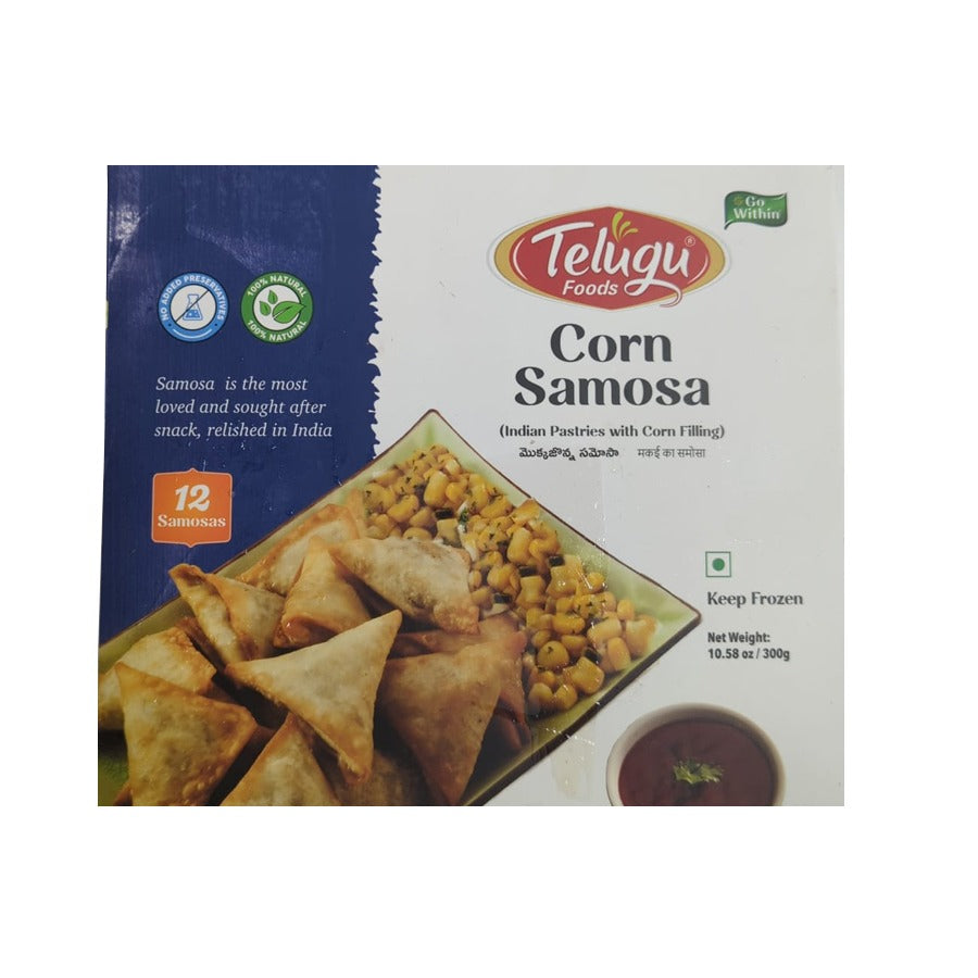 Telugu Foods Corn Samosa - 300 g