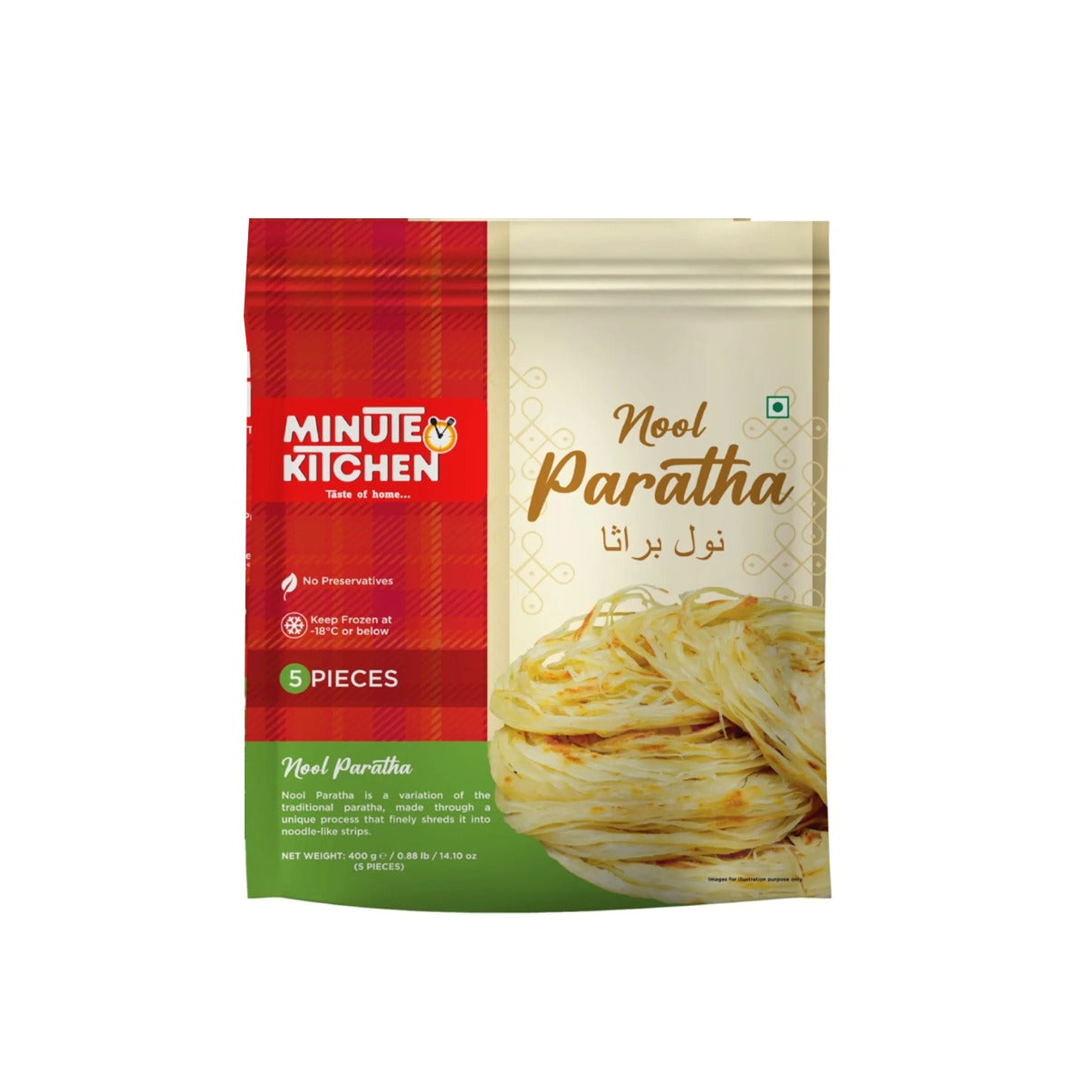 Minute Kitchen Nool Paratha - 400 g