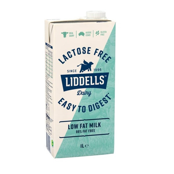 Liddells UHT Low Fat Milk - 1 L (Buy 1 Get 1 FREE)