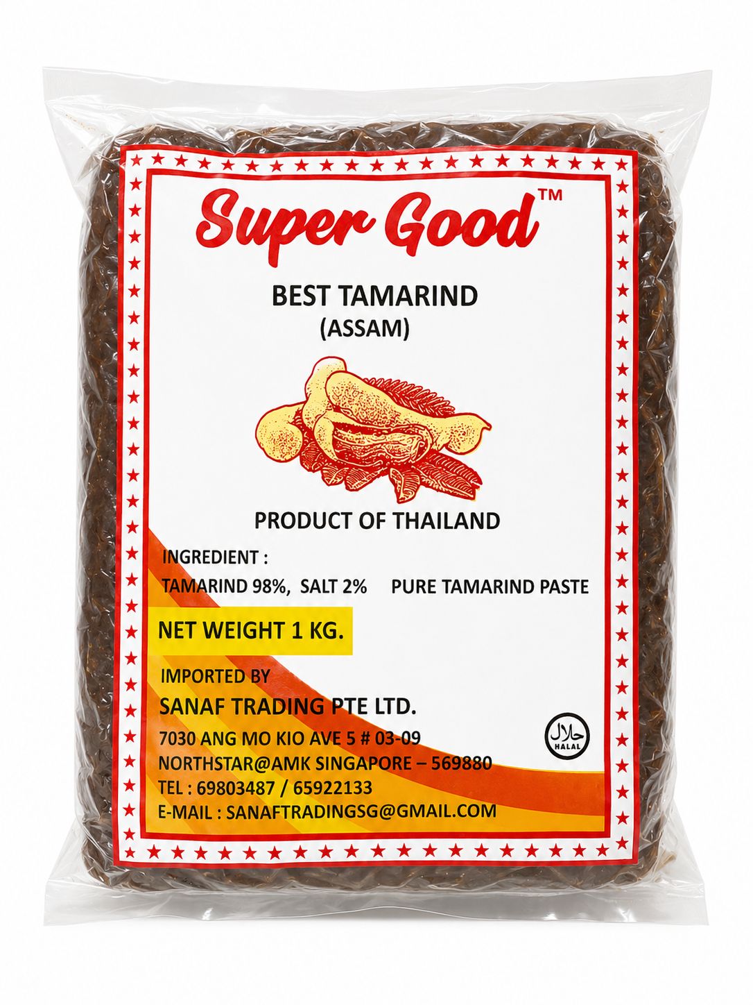 Super Good Assam Tamarind Paste  - 1 Kg