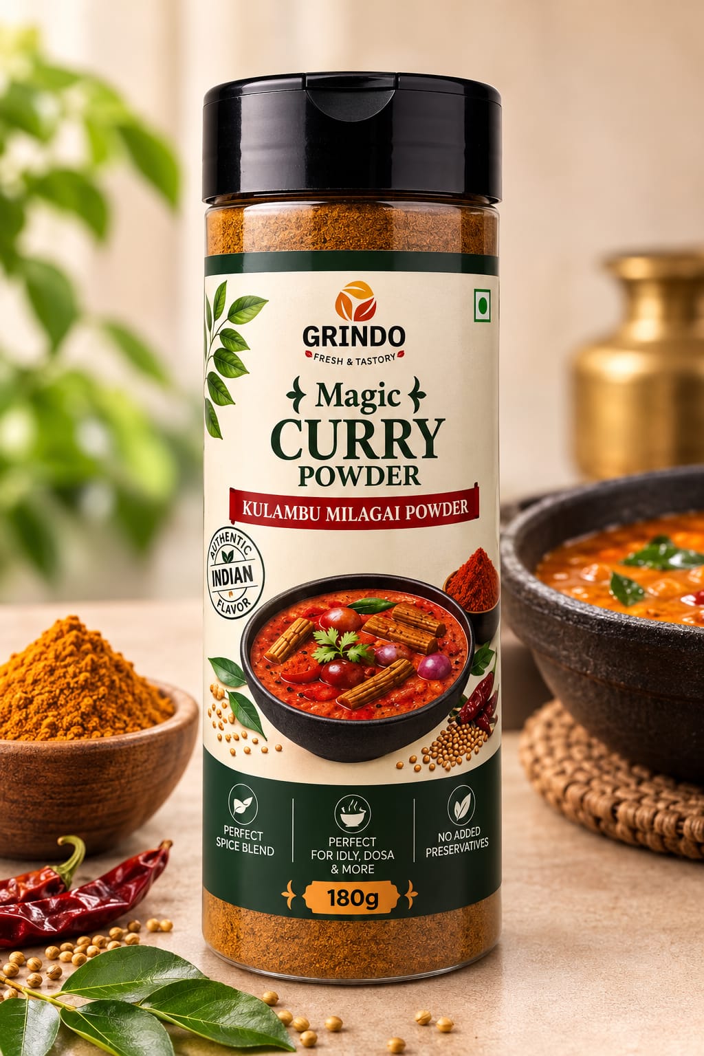 Grindo Magic Curry Powder - 180 g