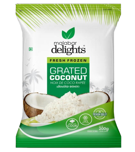 Malabar Delights Grated Coconut - 200 g