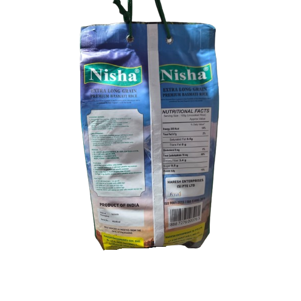 Nisha Premium Basmati Rice - 5 kg