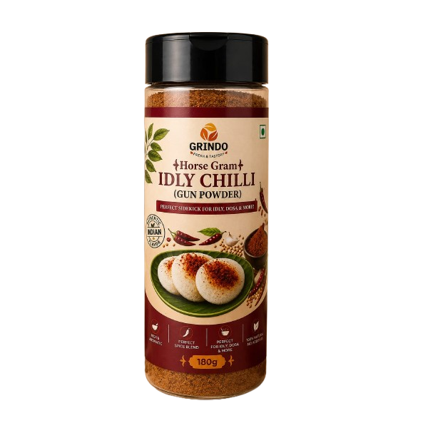 Grindo Horse Gram Idly Chilli Powder - 180 g