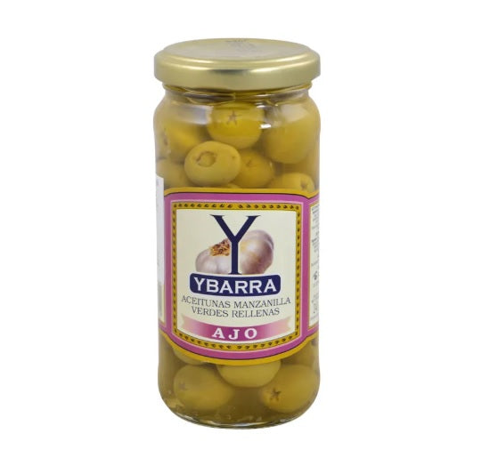 Ybarra Stuffed Olives With Garlic  - 240 G