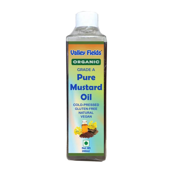 Valley Fields Black Mustard Oil (Certified ORGANIC) - 500 ml