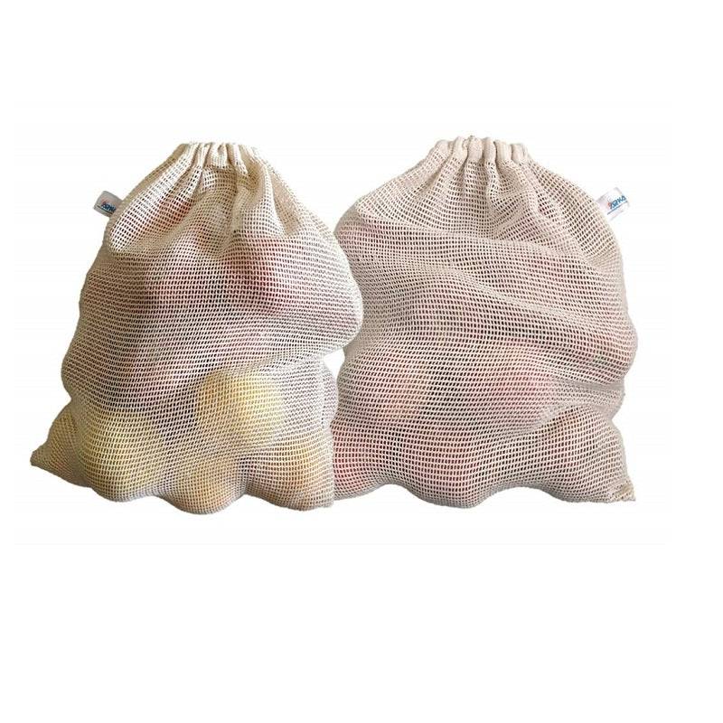 Cotton Non Toxic Net Bags- Set Of 9
