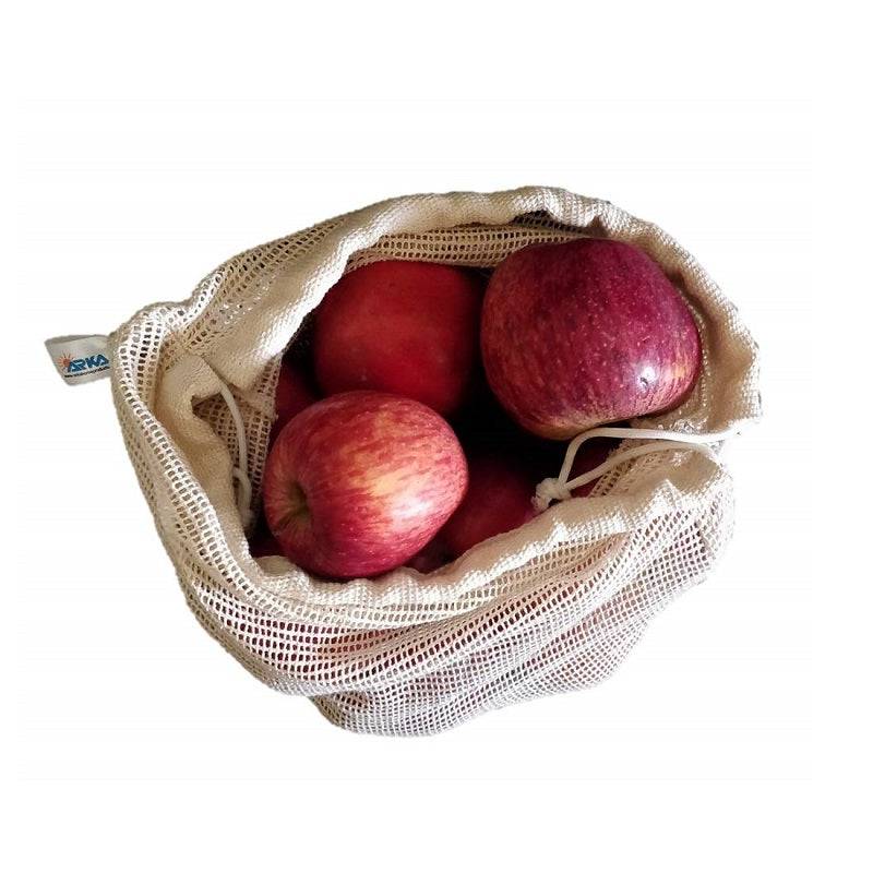 Cotton Non Toxic Net Bags- Set Of 9