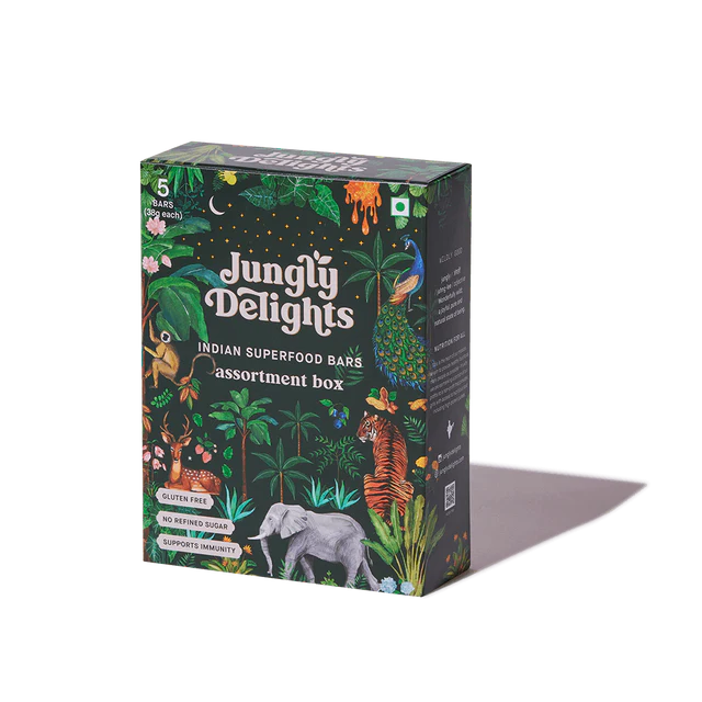 Jungly Delights Variety Box Superfood Bars - 1 Box
