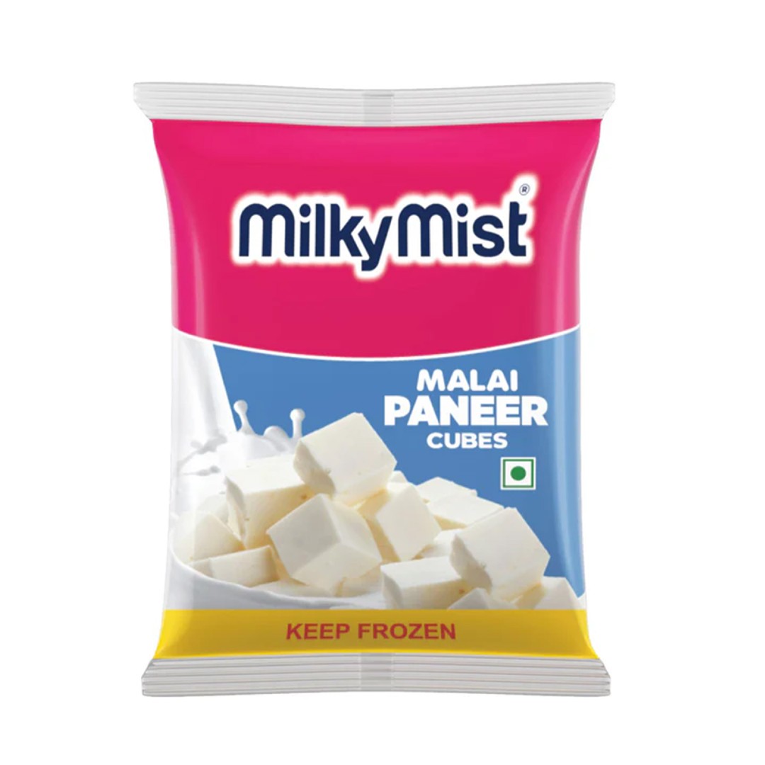 Milky Mist Paneer Cubes (Frozen) - 1 kg