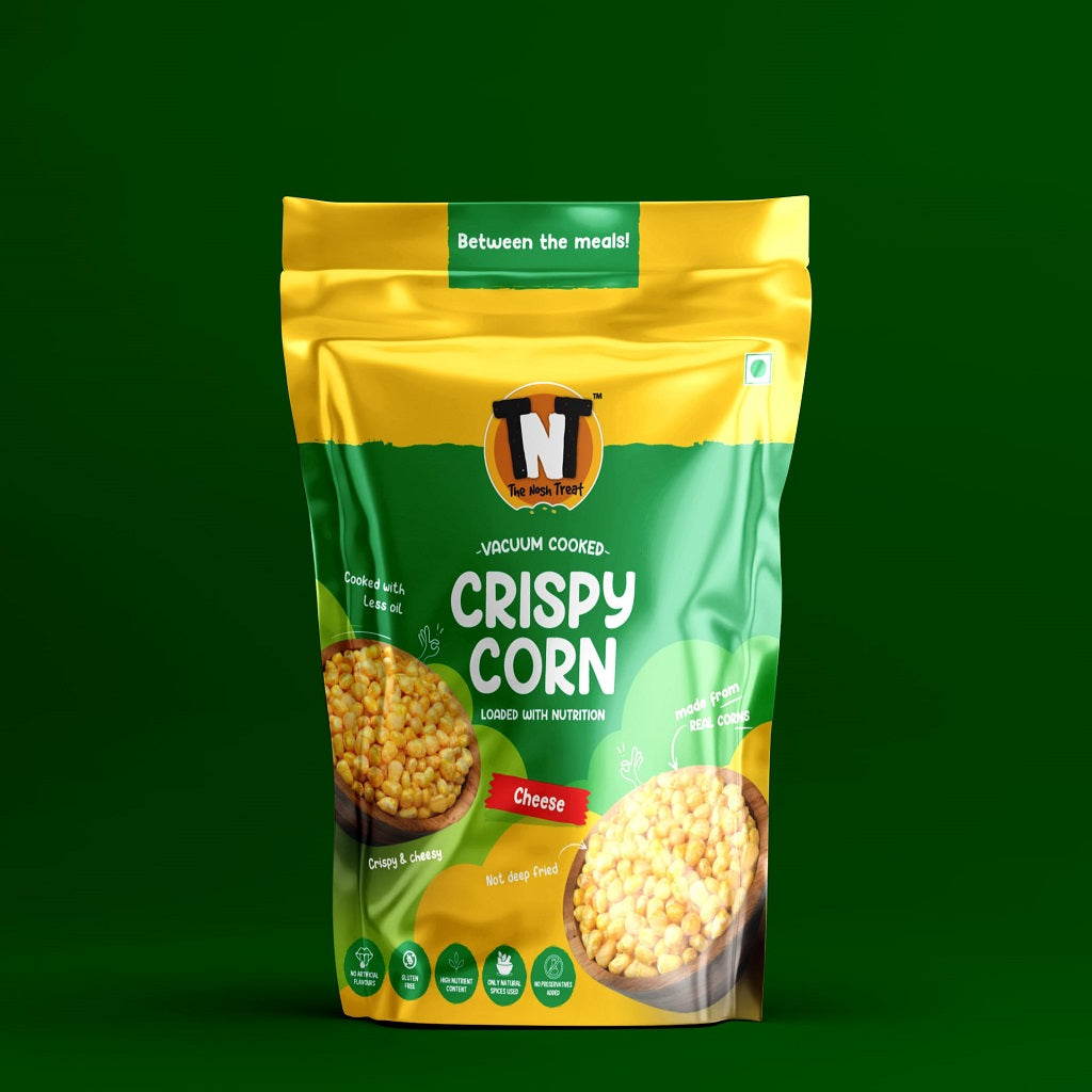 The Nosh Treat Vacuum Cooked Crispy Corn Cheese Flavour - 50 g