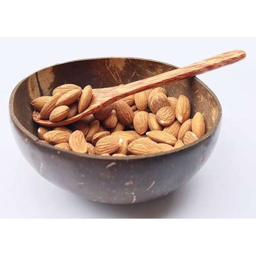 Coconut Bowl With Cutlery - 1 Bowl + 1 Spoon (500 ml)