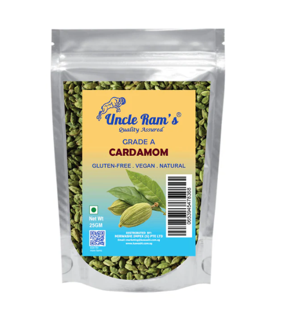 Uncle Ram's Green Cardamom - 25 g