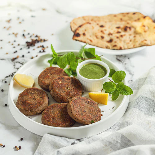 The Kebabsmith Non Spicy Chicken Shami Kebab - 200 g / 8 pcs