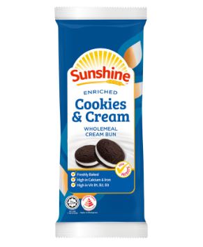 Sunshine Cookies and Cream Wholemeal Cream Roll - 65 g