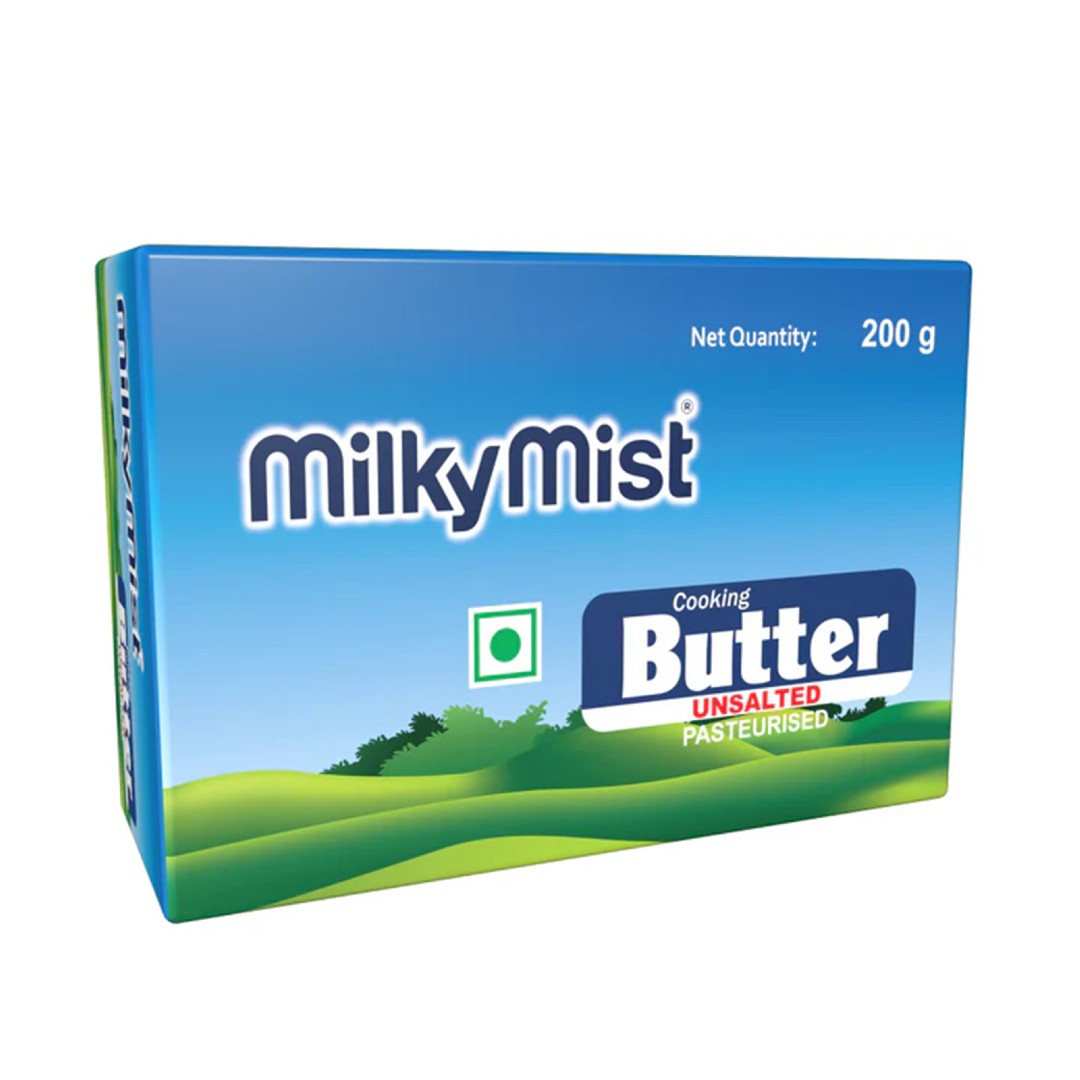 Milky Mist Butter UNSALTED (Chilled) - 200 g