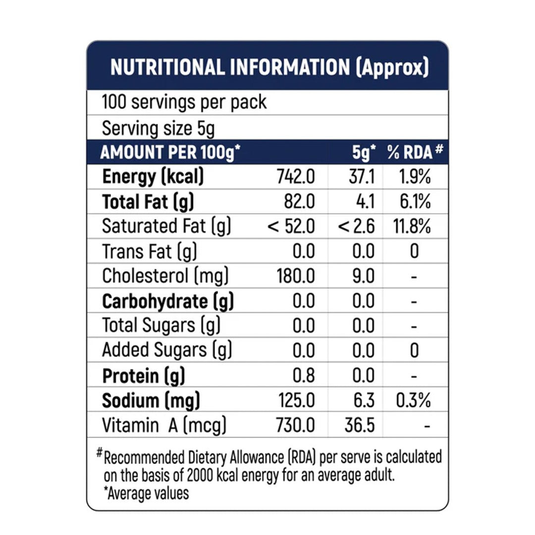 Milky Mist Butter UNSALTED (Chilled) - 500 g