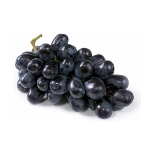 Fresh Black Seedless Grapes  - 500 g
