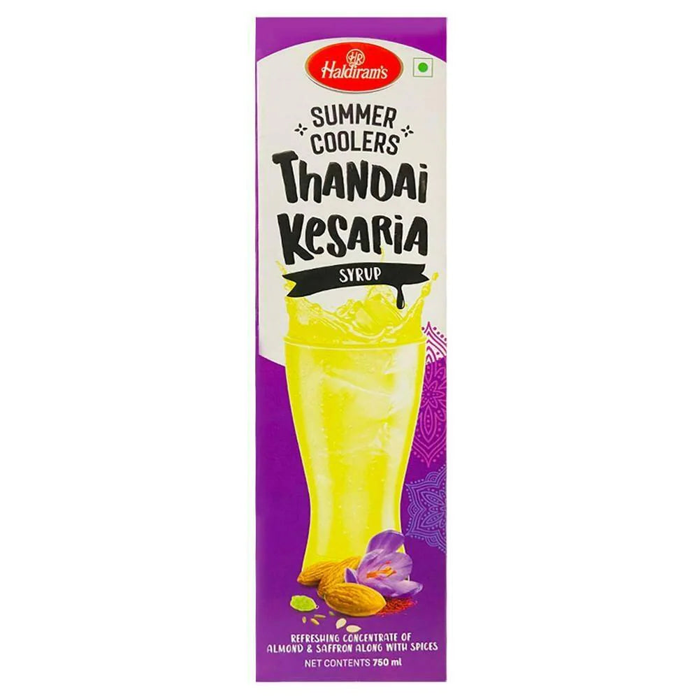 Haldiram's Summer Coolers Thandai Kesaria Syrup - 750 ml