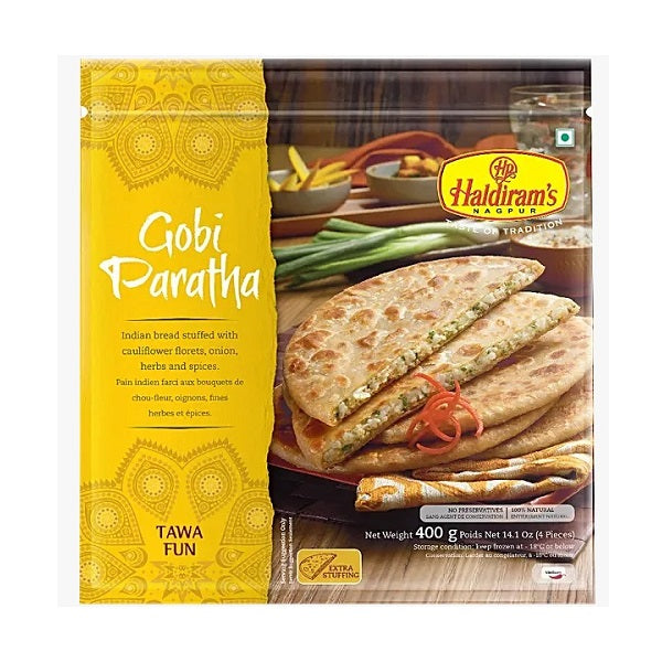 Haldiram's Nagpur Gobi Paratha (HR 1159) (Chilled) - 400 g / 4 Per Pack