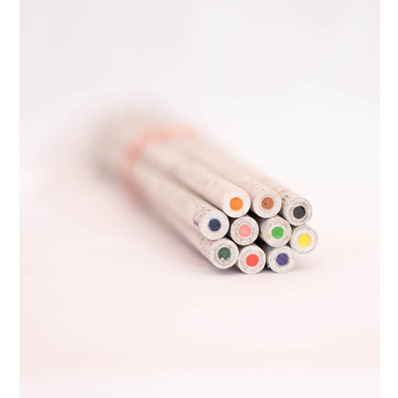 Hug Nature News Paper Color Pencil - Set Of 10