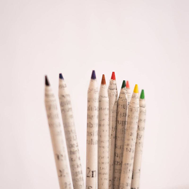 Hug Nature News Paper Color Pencil - Set Of 10