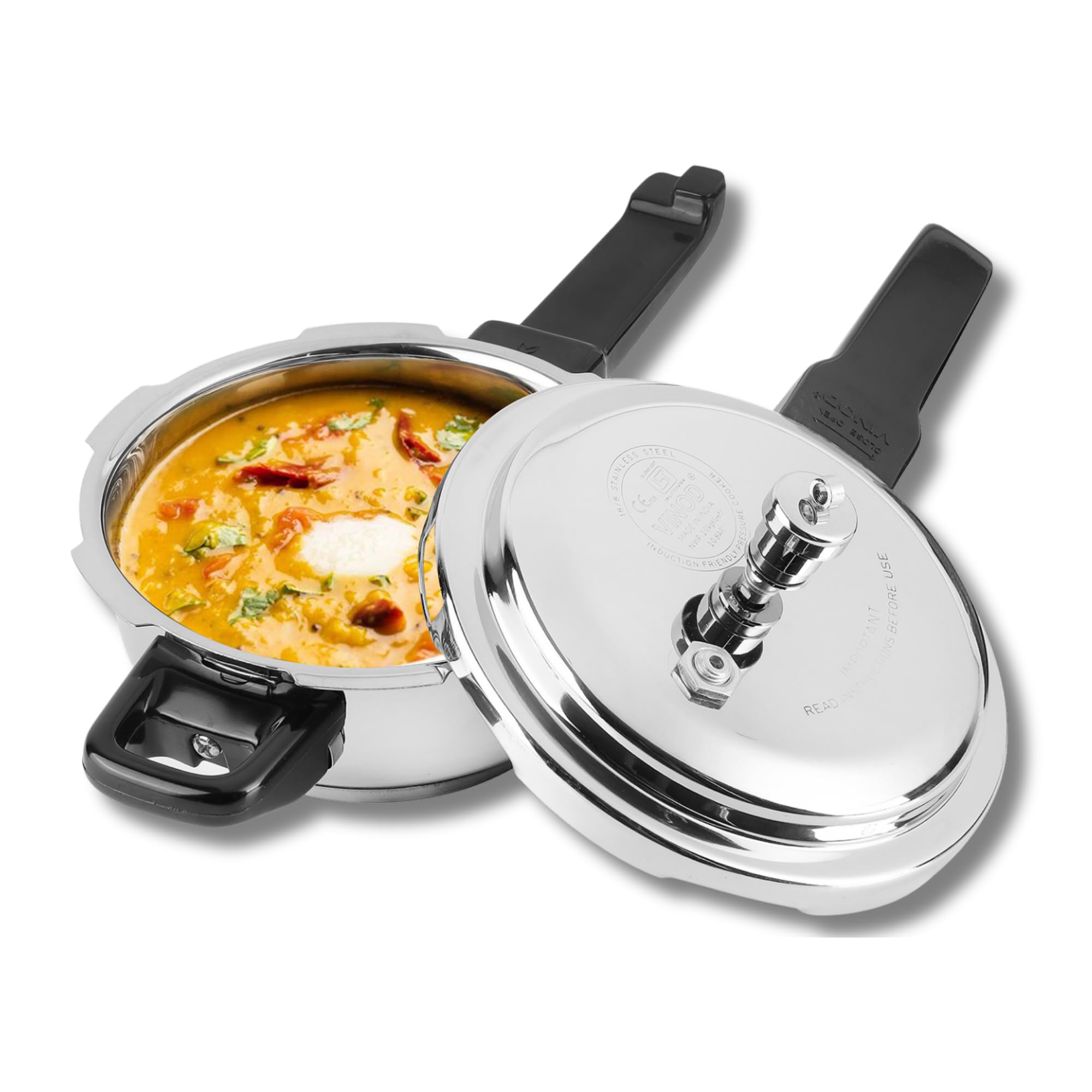 Vinod Deep Pan Pressure Cooker - 4.5 L Senior - PPWCSR