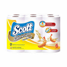 Scott Kitchen Premium Towel Rolls Calorie Light - 6 x 50 Sheets