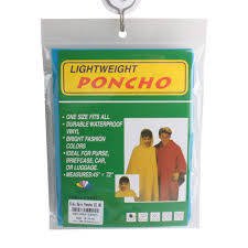 Kids Raincoat Poncho Lightweight & Waterproof - 1 Pc