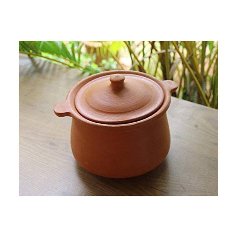 Earthen Clay Cooking Pot - 2 L