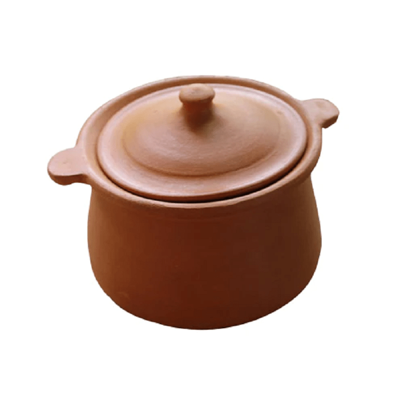 Earthen Clay Cooking Pot - 2 L