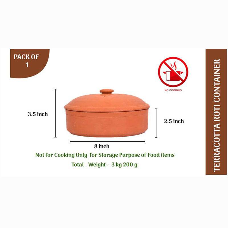 Terracotta Serving Container - 1 Pc