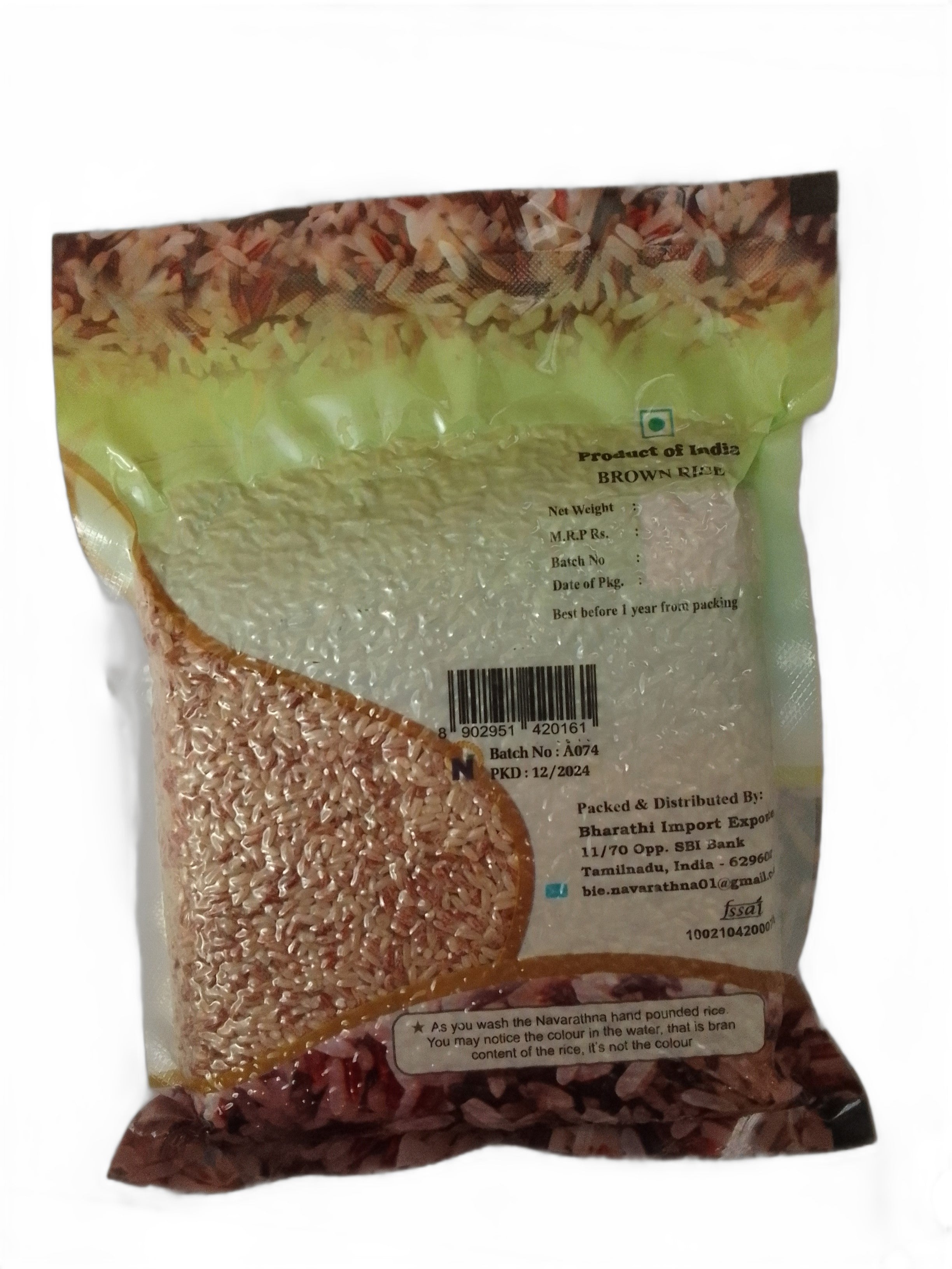 Navarathna Hand Pounded Rajamudi Rice - 500 g