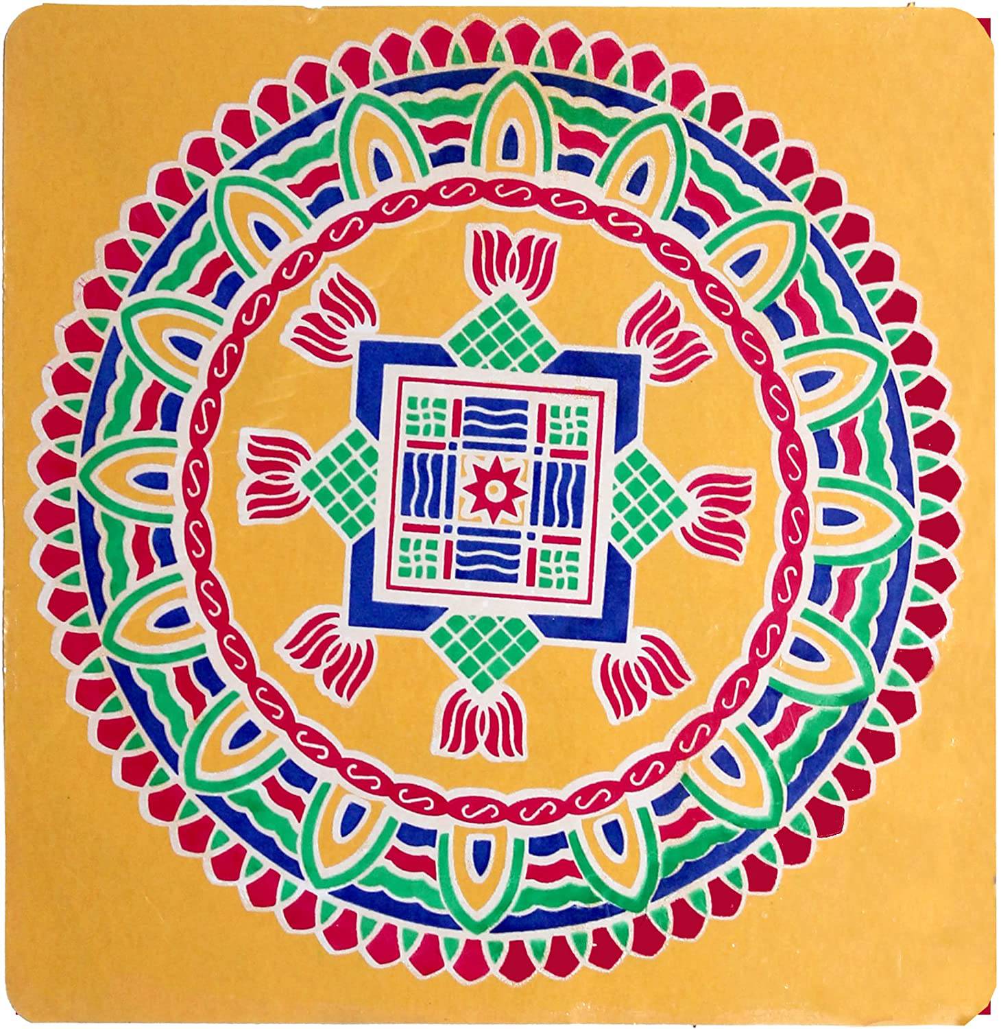 Kolam Sticker Color Medium - Set of 3